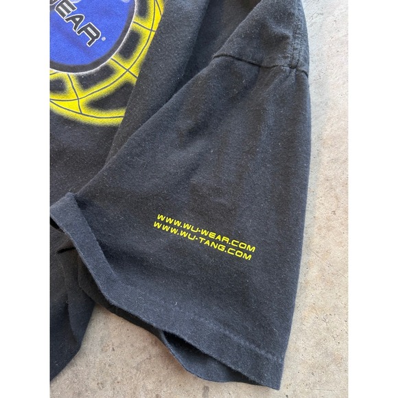 Vtg 90s Globe Wu Wear T Shirt Mens XL Black Hip Hop Single stitch Wu Tang Clan - Picture 8 of 8